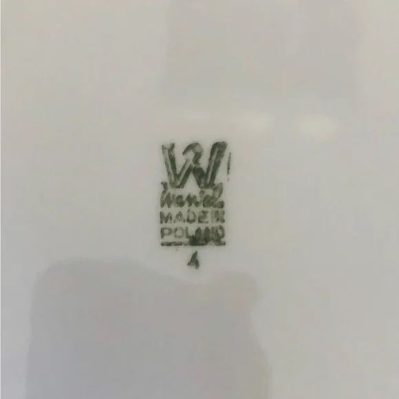 Vintage Wawel Poland Rose Garden 10 1/2" Dinner Plate - Picture 6 of 6